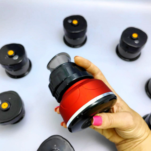 Вакуумный антицеллюлитный массажер для тела Intelligent breathing cupping massage instrument JZ-15 (блок управления + 8 вакуумных банок + масло лаванды 10мл в подарок)/ Подарочный набор